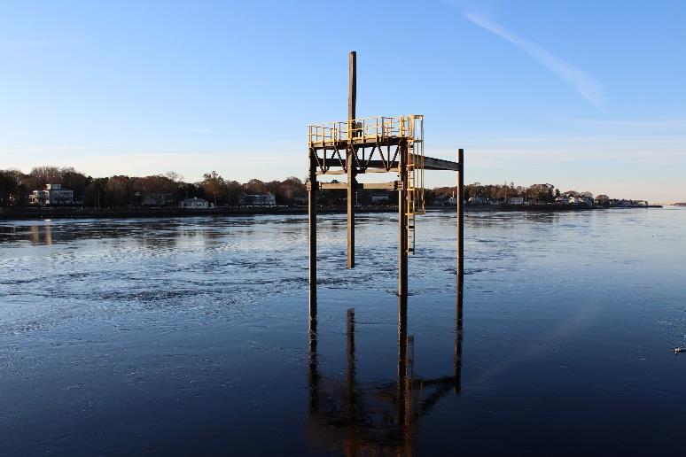 Photo of Bourne Tidal Test Site (BTTS), Cape Cod Canal, Massachusetts